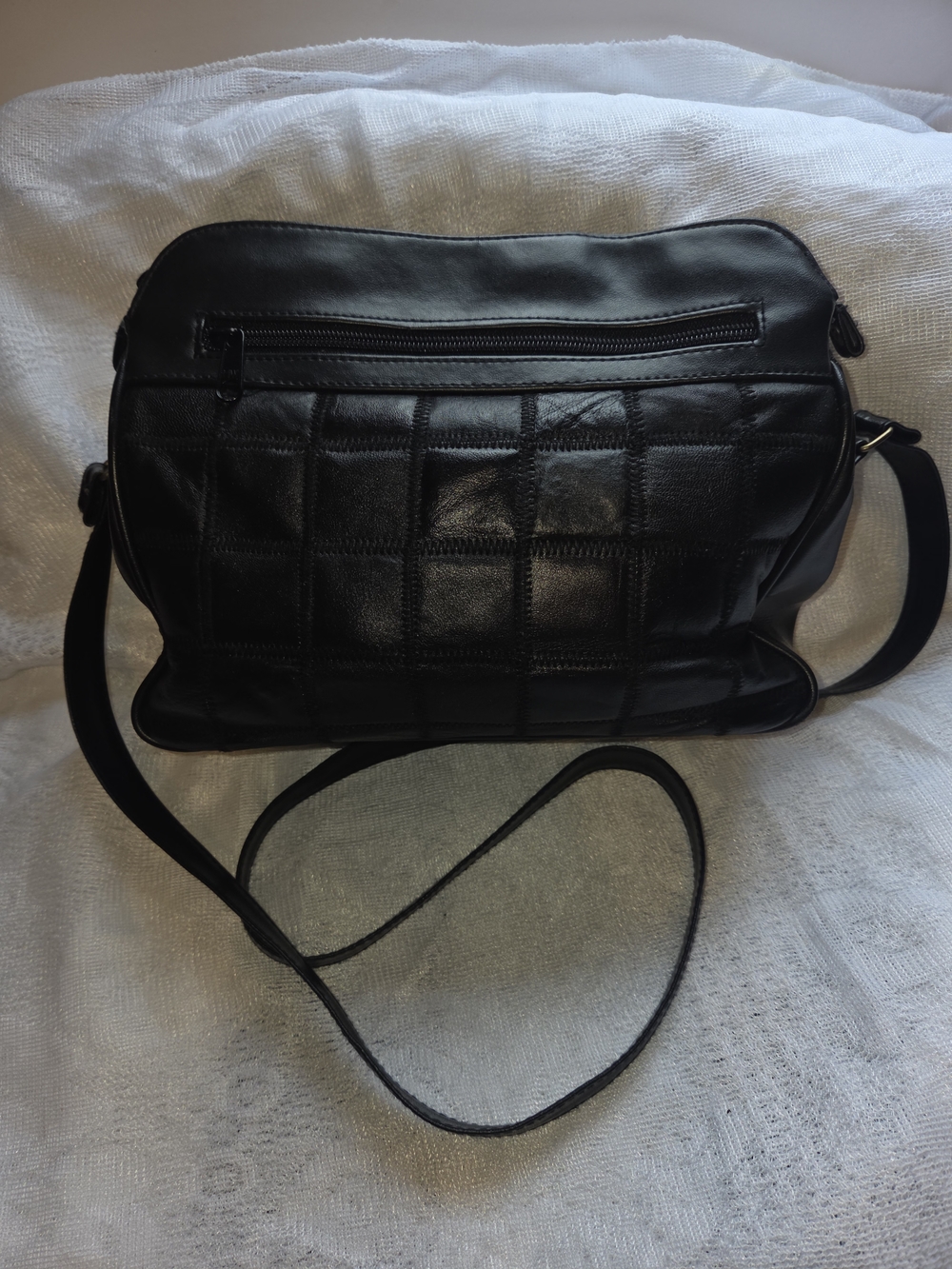 Black Quilted Crossbody Bag